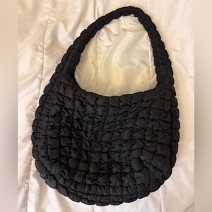 COS Black Quilted Women's bag- Large